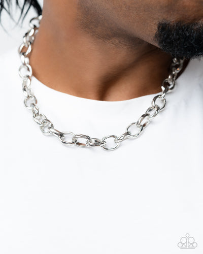 Industrial Imitation - Silver Necklace