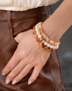 Marbled Mirage - Orange Bracelet