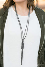 Load image into Gallery viewer, Boom Boom Knock You Out! - Black Necklace - Jaime G&#39;s $5 Accessories