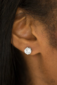 Just In TIMELESS - White earrings - Jaime G's $5 Accessories