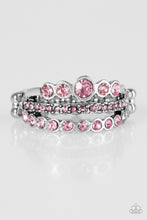 Load image into Gallery viewer, Cherish The Glitter - Pink Ring - Jaime G&#39;s $5 Accessories