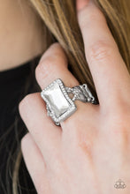 Load image into Gallery viewer, Glamour Icon - White Ring - Jaime G&#39;s $5 Accessories