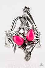 Load image into Gallery viewer, Beautiful In Butterflies - Pink Ring - Jaime G&#39;s $5 Accessories