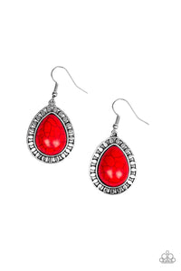 Sahara Serenity - Red Earrings - Jaime G's $5 Accessories