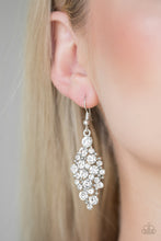 Load image into Gallery viewer, Cosmically Chic - White Earrings - Jaime G&#39;s $5 Accessories