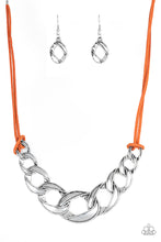 Load image into Gallery viewer, Naturally Nautical - Orange Necklace - Jaime G&#39;s $5 Accessories