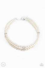 Load image into Gallery viewer, Put On Your Party Dress - White Necklace Paparazzi 