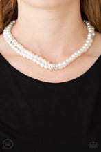 Load image into Gallery viewer, Put On Your Party Dress - White Necklace Paparazzi 