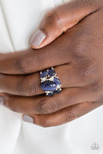 Load image into Gallery viewer, Modern Moonwalk - Blue Ring - Jaime G&#39;s $5 Accessories