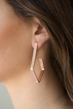 Load image into Gallery viewer, Geo Grand - Copper Earrings - Jaime G&#39;s $5 Accessories