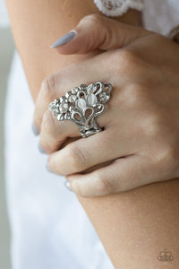 Sparkle Splash - White Ring - Jaime G's $5 Accessories