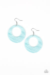 Tropical Trailblazer - Blue Earrings - Jaime G's $5 Accessories