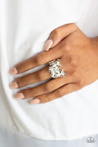 Flutter Flair - White Ring - Jaime G's $5 Accessories