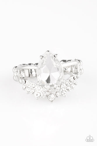 If The Crown Fits - White Ring - Jaime G's $5 Accessories