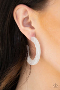 Oceanside Oasis - White Earrings - Jaime G's $5 Accessories