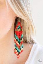 Load image into Gallery viewer, Colors Of The Wind - Red Earrings - Jaime G&#39;s $5 Accessories