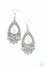 Load image into Gallery viewer, Majestically Malibu - White Earrings - Jaime G&#39;s $5 Accessories