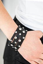 Load image into Gallery viewer, Rhinestone Reputation - Black Bracelet - Jaime G&#39;s $5 Accessories