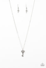 Load image into Gallery viewer, Lock Up Your Valuables - White Necklace - Jaime G&#39;s $5 Accessories