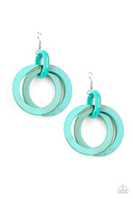 Load image into Gallery viewer, Retro Riviera - Blue Earrings - Jaime G&#39;s $5 Accessories