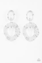 Load image into Gallery viewer, Confetti Congo - White Earrings - Jaime G&#39;s $5 Accessories