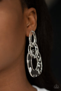 Confetti Congo - White Earrings - Jaime G's $5 Accessories