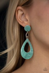 Beach Oasis - Blue Earrings - Jaime G's $5 Accessories