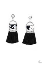 Load image into Gallery viewer, Tassel Trot - Black Earrings - Jaime G&#39;s $5 Accessories