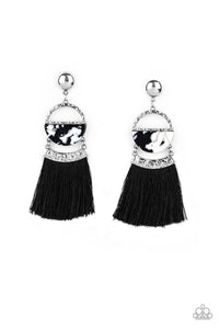 Tassel Trot - Black Earrings - Jaime G's $5 Accessories