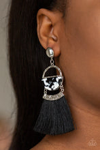 Load image into Gallery viewer, Tassel Trot - Black Earrings - Jaime G&#39;s $5 Accessories