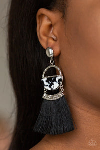 Tassel Trot - Black Earrings - Jaime G's $5 Accessories