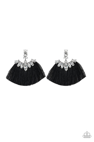 Formal Flair - Black Earrings - Jaime G's $5 Accessories