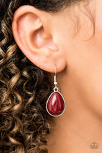 Load image into Gallery viewer, Shop Til You TEARDROP - Red Necklace - Jaime G&#39;s $5 Accessories