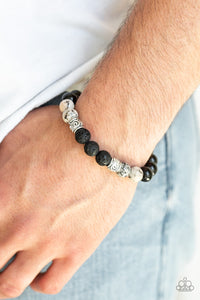 Mantra - White Bracelet Paparazzi 