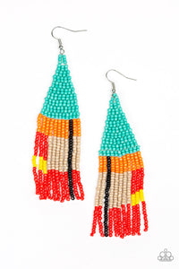 Beaded Boho - Blue Earrings - Jaime G's $5 Accessories