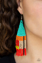 Load image into Gallery viewer, Beaded Boho - Blue Earrings - Jaime G&#39;s $5 Accessories