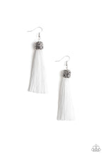 Load image into Gallery viewer, Make Room For Plume - White Earrings - Jaime G&#39;s $5 Accessories