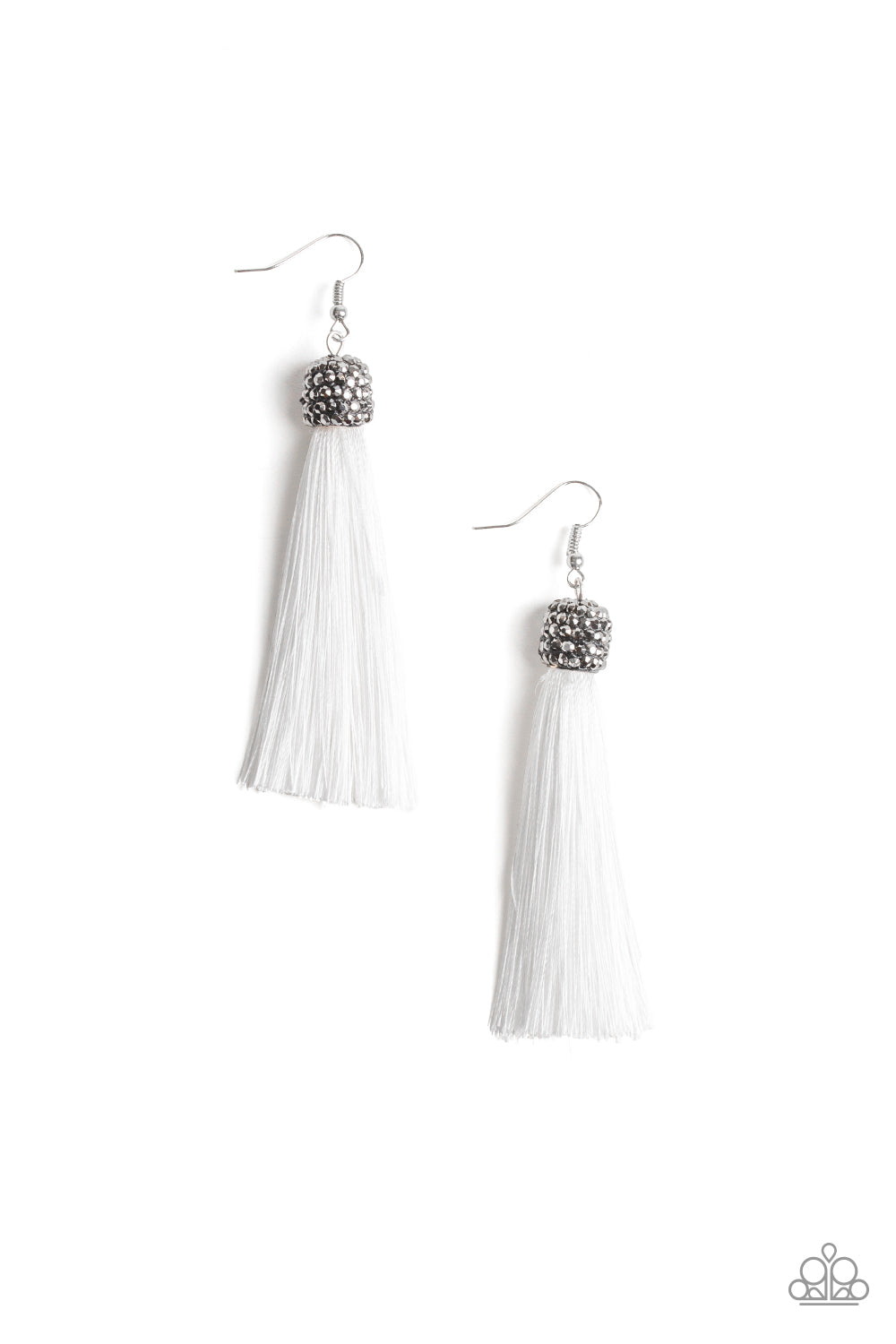 Make Room For Plume - White Earrings - Jaime G's $5 Accessories