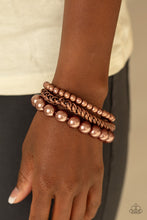 Load image into Gallery viewer, A PEARL-fect Ten - Copper Bracelet - Jaime G&#39;s $5 Accessories