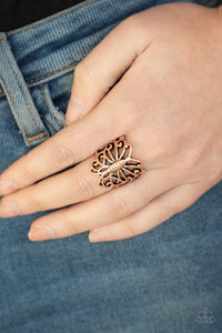 Wouldnt Hurt a BUTTERFLY - Copper Ring - Jaime G's $5 Accessories