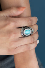 Load image into Gallery viewer, Dashingly Dewy - Blue Ring - Jaime G&#39;s $5 Accessories