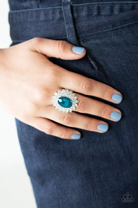 Secret Garden Glow - Blue Ring Paparazzi 