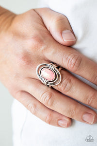 Peacefully Pristine - Pink Ring Paparazzi