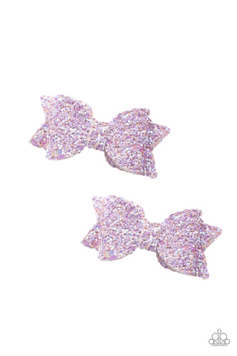 Sprinkle On The Sequins - Purple Hair Clips Paparazzi 