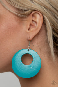    Island Hop - Blue Earrings Paparazzi 