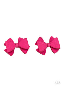 Dont BOW It - Pink Hair Clip Paparazzi 