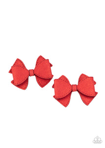 Dont BOW It - Red Hair Clip