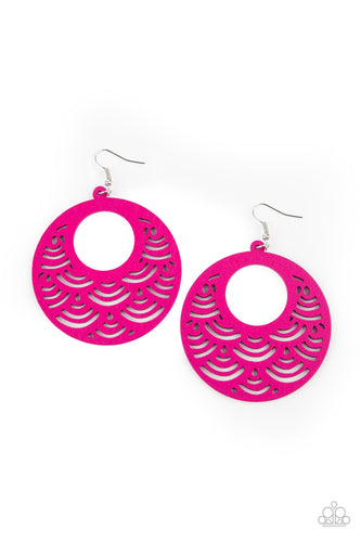    SEA Le Vie! - Pink Earrings Paparazzi 