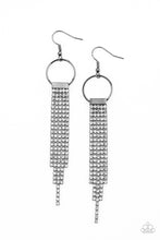 Load image into Gallery viewer, Tapered Twinkle - Black Earrings Paparazzi 