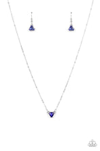 Load image into Gallery viewer, Downright Dainty - Blue Necklace Paparazzi 